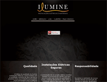 Tablet Screenshot of ilumine.net.br